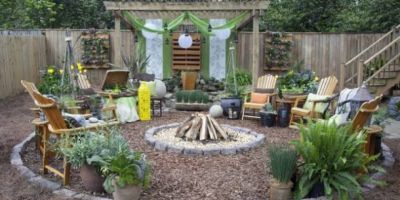Jardín, Estilo rústico