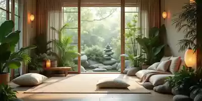 Muebles, Plantas, Jardín