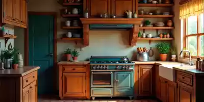 Cocinas, iluminación, Vintage